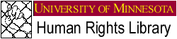 University of Minnesota - Human Rights Library